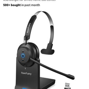 Wireless headset with mic